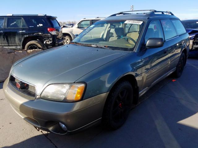 4S3BH675016647955 - 2001 SUBARU LEGACY OUTBACK AWP  照片 2