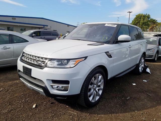 SALWR2VF8GA584637 - 2016 LAND ROVER RANGE ROVER SPORT HSE  photo 2