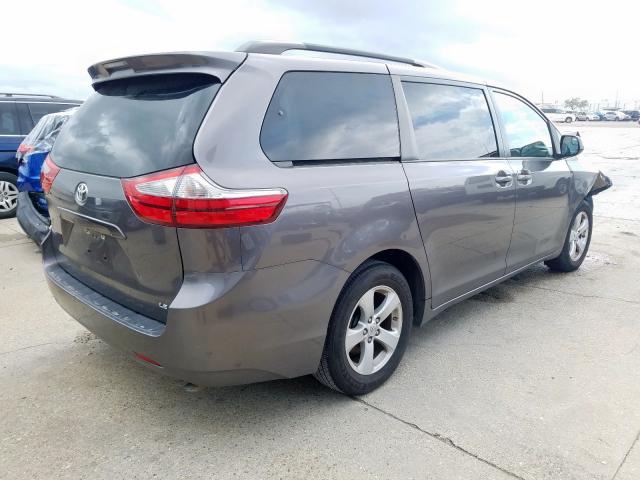 5TDKK3DC3FS609811 - 2015 TOYOTA SIENNA LE  photo 4