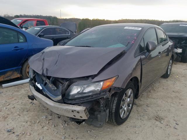 2HGFB2F57CH592209 - 2012 HONDA CIVIC LX  photo 2