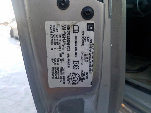 1GMDV23L55D286122 - 2005 PONTIAC MONTANA SV6  photo 10