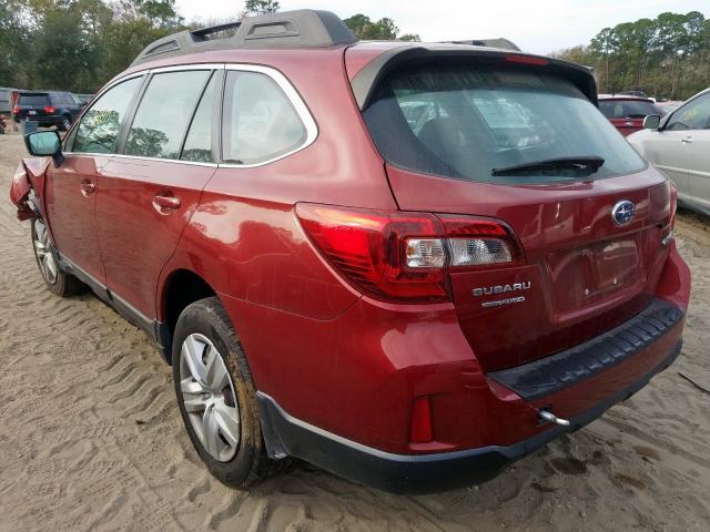 4S4BSBACXF3217498 - 2015 SUBARU OUTBACK 2.5I  photo 3