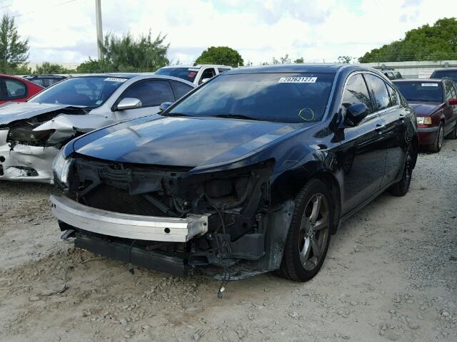 19UUA96559A002051 - 2009 ACURA TL AWD BLACK photo 2