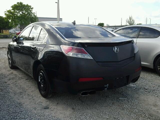 19UUA96559A002051 - 2009 ACURA TL AWD BLACK photo 3