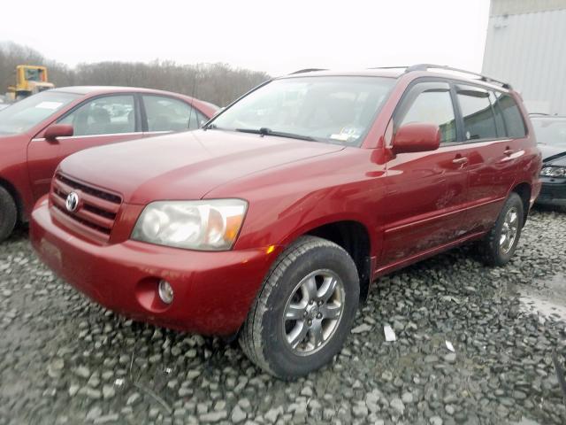 JTEEP21A670225016 - 2007 TOYOTA HIGHLANDER SPORT  photo 2