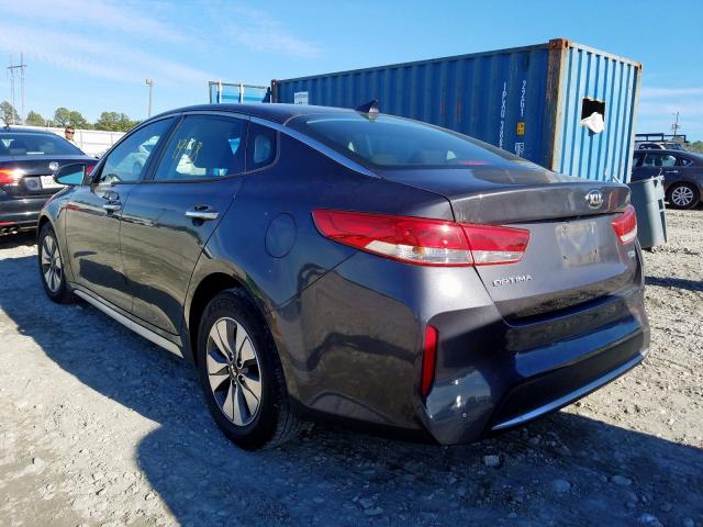 KNAGT4LC6H5004472 - 2017 KIA OPTIMA HYBRID  photo 3