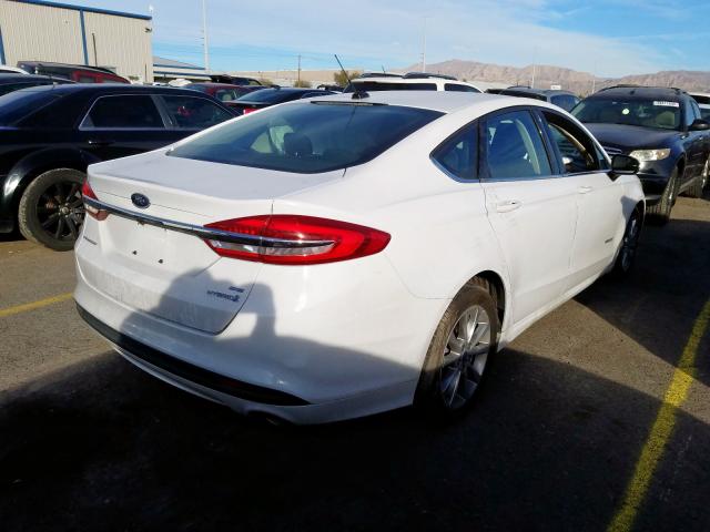 3FA6P0LU8HR385510 - 2017 FORD FUSION SE HYBRID  photo 4