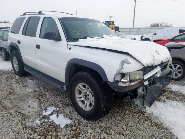 1D4HS38N83F581444 - 2003 DODGE DURANGO SPORT  photo 1