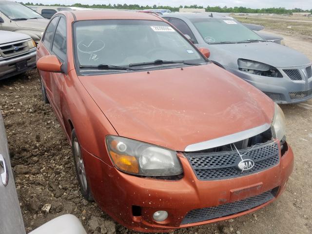 KNAFE221495026921 - 2009 KIA SPECTRA EX ORANGE photo 1