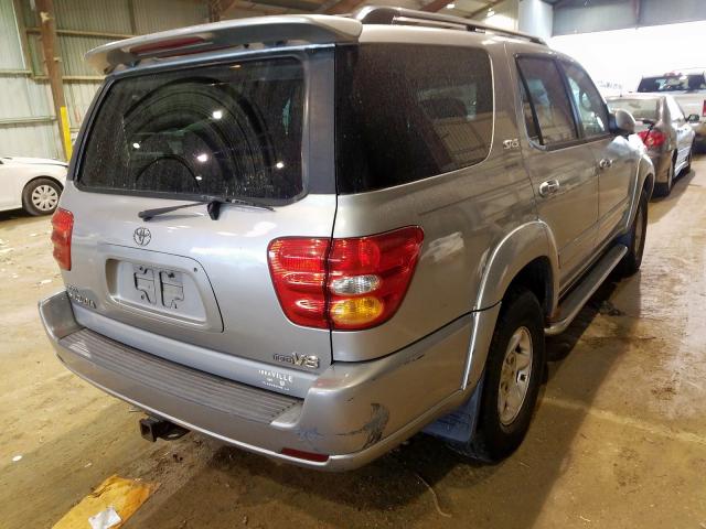 5TDZT34A32S128820 - 2002 TOYOTA SEQUOIA SR5  photo 4