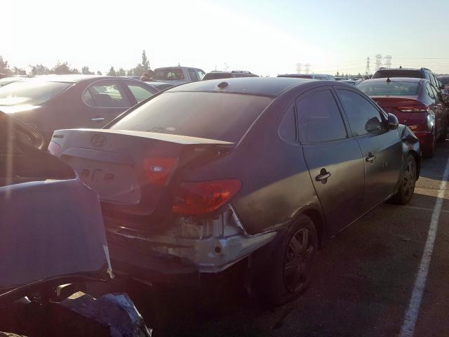 KMHDU46D37U160329 - 2007 HYUNDAI ELANTRA GLS  photo 4