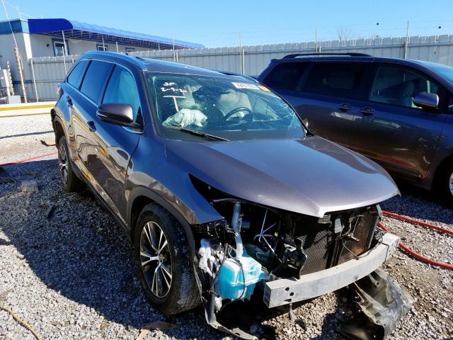 5TDKKRFH8GS505859 - 2016 TOYOTA HIGHLANDER XLE  ფოტო 1
