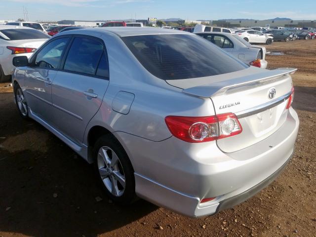 5YFBU4EE2DP204786 - 2013 TOYOTA COROLLA BASE  photo 3