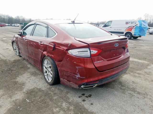 3FA6P0D90ER253511 - 2014 FORD FUSION TITANIUM  photo 3