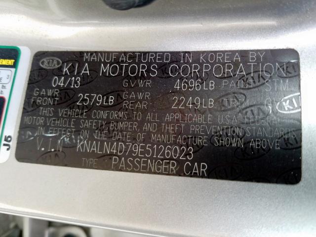 KNALN4D79E5126023 - 2014 KIA CADENZA PREMIUM  photo 10