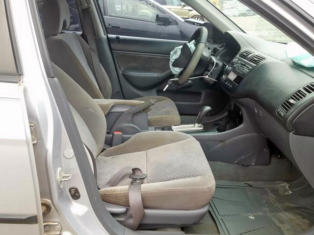 1HGES163X5L004703 - 2005 HONDA CIVIC DX VP  foto 5