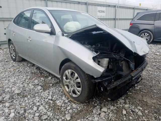 KMHDU4AD8AU142598 - 2010 HYUNDAI ELANTRA BLUE  photo 1