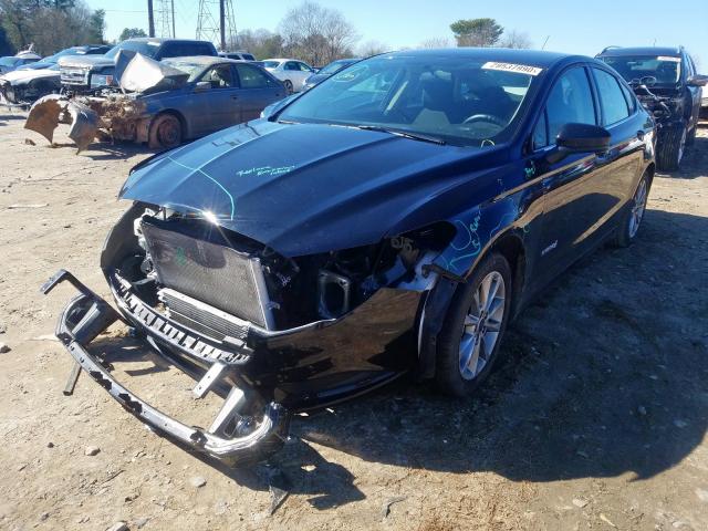 3FA6P0LU7HR386535 - 2017 FORD FUSION SE HYBRID  photo 2