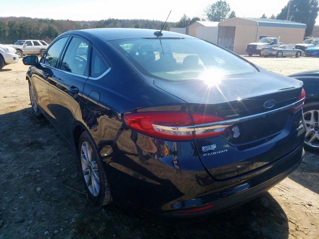 3FA6P0LU7HR386535 - 2017 FORD FUSION SE HYBRID  photo 3