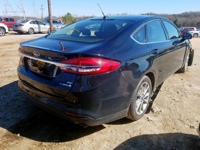 3FA6P0LU7HR386535 - 2017 FORD FUSION SE HYBRID  photo 4