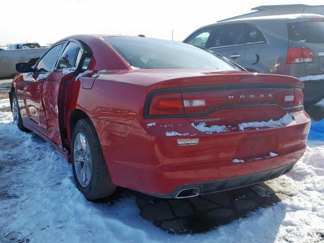 2C3CDXHG3CH303600 - 2012 DODGE CHARGER SXT  photo 3