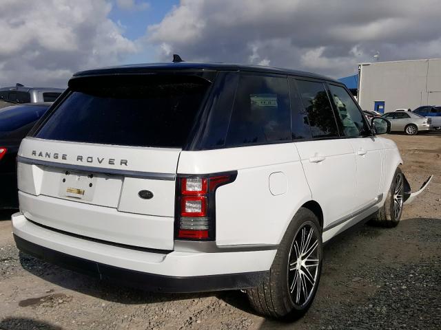 SALGR2PFXGA314682 - 2016 LAND ROVER RANGE ROVER  photo 4