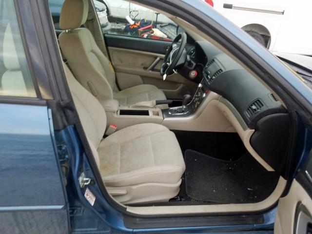 4S3BL616397229119 - 2009 SUBARU subaru legacy 2.5  photo 5