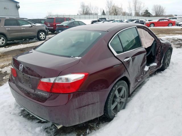 1HGCR2F50EA287442 - 2014 HONDA ACCORD SPORT  photo 4