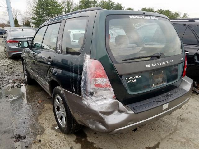 JF1SG65624H727092 - 2004 SUBARU FORESTER 2.5XS  photo 3