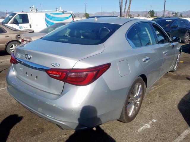 JN1CV7AP9JM241393 - 2018 INFINITI Q50 PURE  photo 4