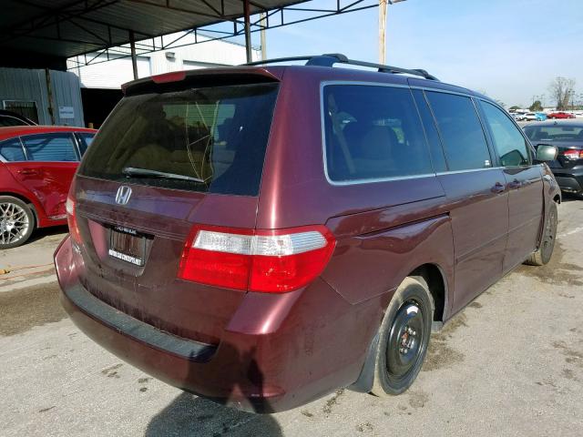 5FNRL38447B446641 - 2007 HONDA ODYSSEY EX  photo 4