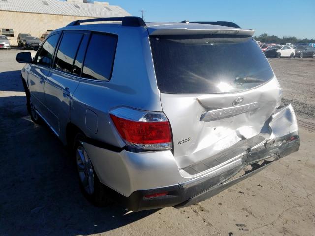 5TDZK3EH3BS044205 - 2011 TOYOTA HIGHLANDER BASE  photo 3