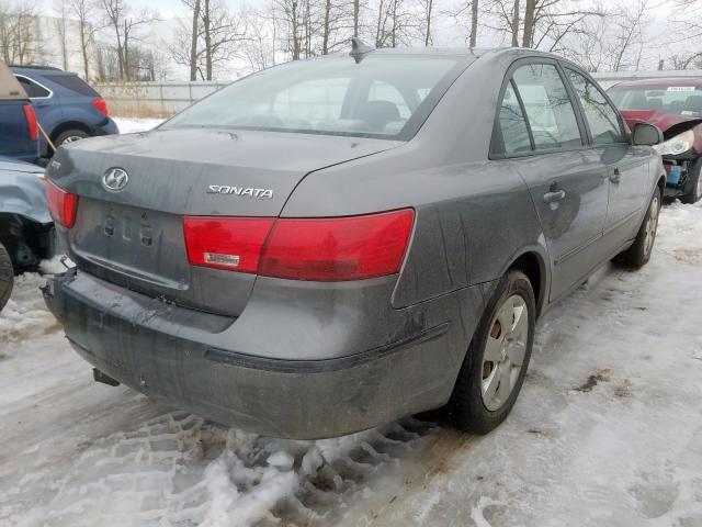 5NPET46C99H527573 - 2009 HYUNDAI SONATA GLS  photo 4