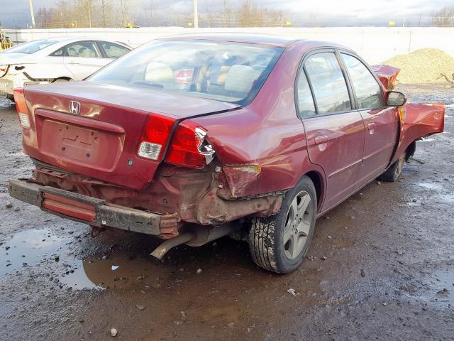 2HGES25735H544093 - 2005 HONDA CIVIC EX  photo 4