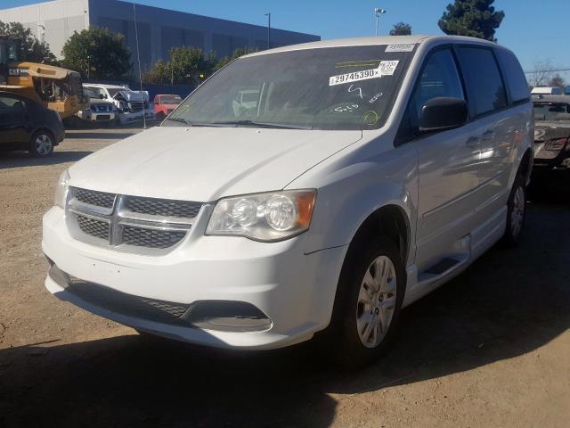 2C7WDGBG3ER360848 - 2014 DODGE GRAND CARAVAN SE  photo 2