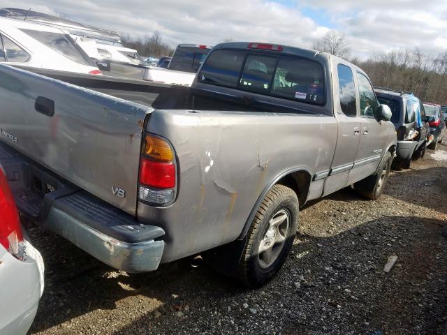 5TBRT3412YS086741 - 2000 TOYOTA TUNDRA ACCESS CAB  photo 4