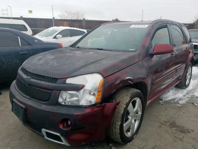 2CNDL037986071634 - 2008 CHEVROLET EQUINOX SPORT  photo 2