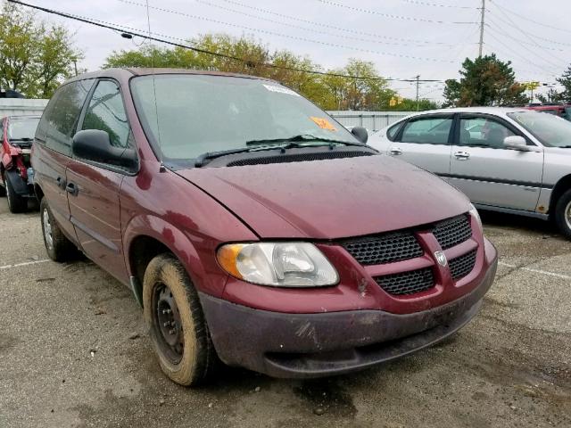 1D8GP25353B125112 - 2003 DODGE CARAVAN SE  photo 1