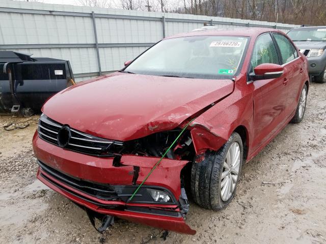 3VWL17AJ4GM213788 - 2016 VOLKSWAGEN JETTA SEL  photo 2