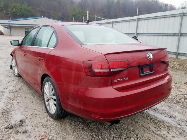 3VWL17AJ4GM213788 - 2016 VOLKSWAGEN JETTA SEL  photo 3