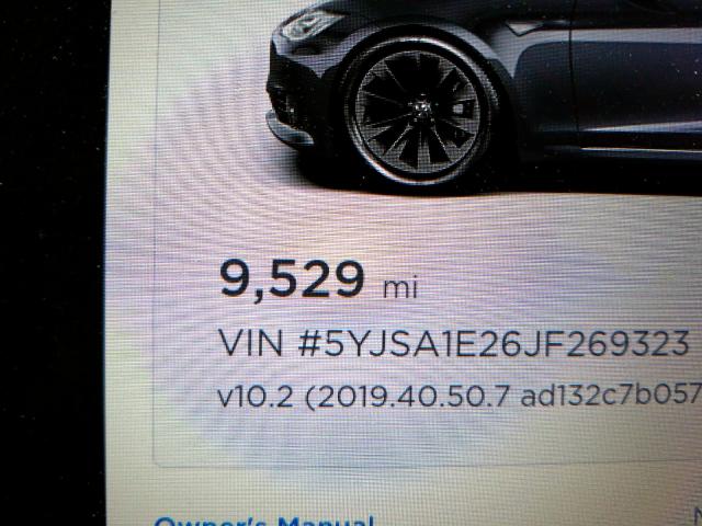 5YJSA1E26JF269323 - 2018 TESLA MODEL S  լուսանկար 8