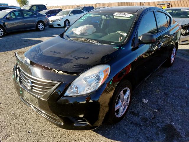 3N1CN7AP0EL803133 - 2014 NISSAN VERSA S  photo 2