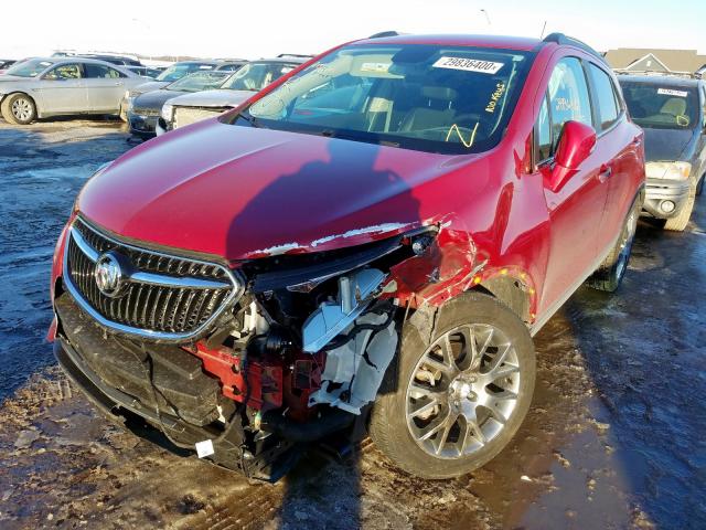 KL4CJ1SB1HB038488 - 2017 BUICK ENCORE SPORT TOURING  photo 2