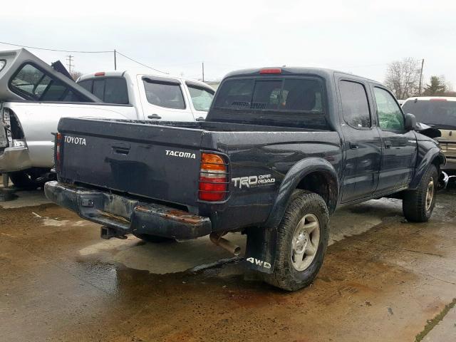 5TEHN72N74Z308536 - 2004 TOYOTA TACOMA DOUBLE CAB  照片 4