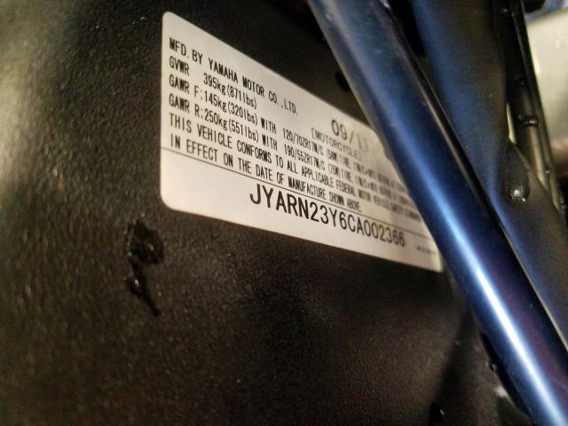 JYARN23Y6CA002366 - 2012 YAMAHA YZFR1 C  photo 20