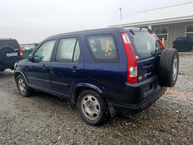 JHLRD68506C004980 - 2006 HONDA CR-V LX  photo 3