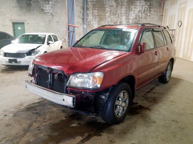 JTEDP21A940008440 - 2004 TOYOTA HIGHLANDER BASE  фото 2