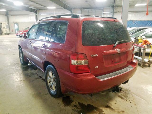 JTEDP21A940008440 - 2004 TOYOTA HIGHLANDER BASE  фото 3