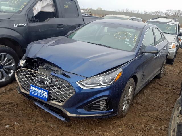 5NPE34AF8KH818606 - 2019 HYUNDAI SONATA LIMITED  photo 2