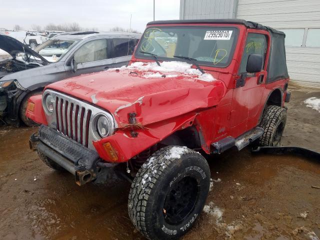 1J4FA29163P303028 - 2003 JEEP WRANGLER / TJ SE  photo 2